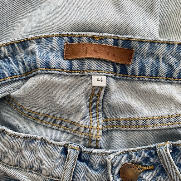 Leith - High Rise Straight Leg Light Wash Denim Jeans - Size : 26 - Picture 5 of 7